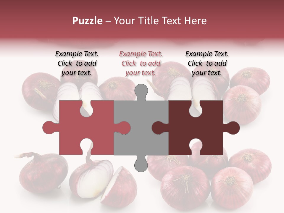 Vegetarian Collection Macro PowerPoint Template