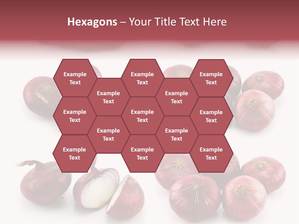 Vegetarian Collection Macro PowerPoint Template