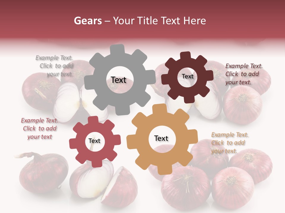 Vegetarian Collection Macro PowerPoint Template