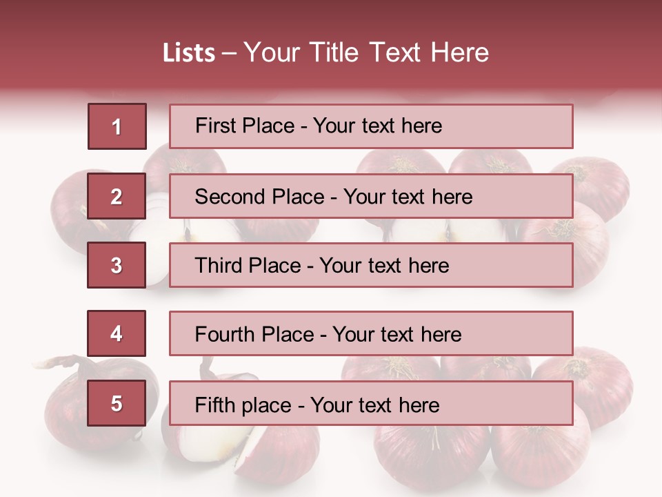 Vegetarian Collection Macro PowerPoint Template