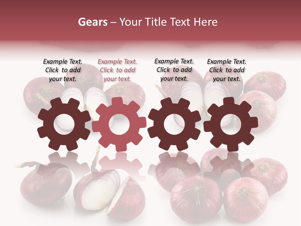 Vegetarian Collection Macro PowerPoint Template