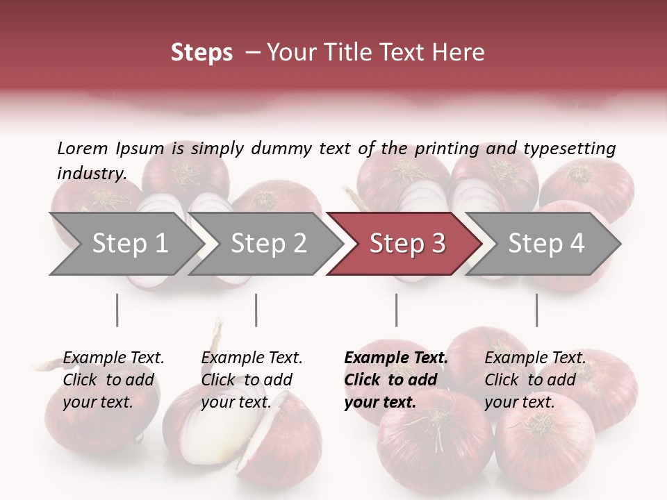 Vegetarian Collection Macro PowerPoint Template