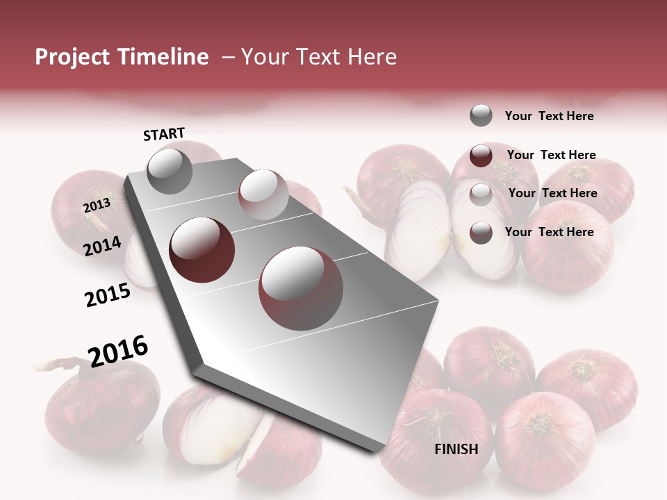Vegetarian Collection Macro PowerPoint Template