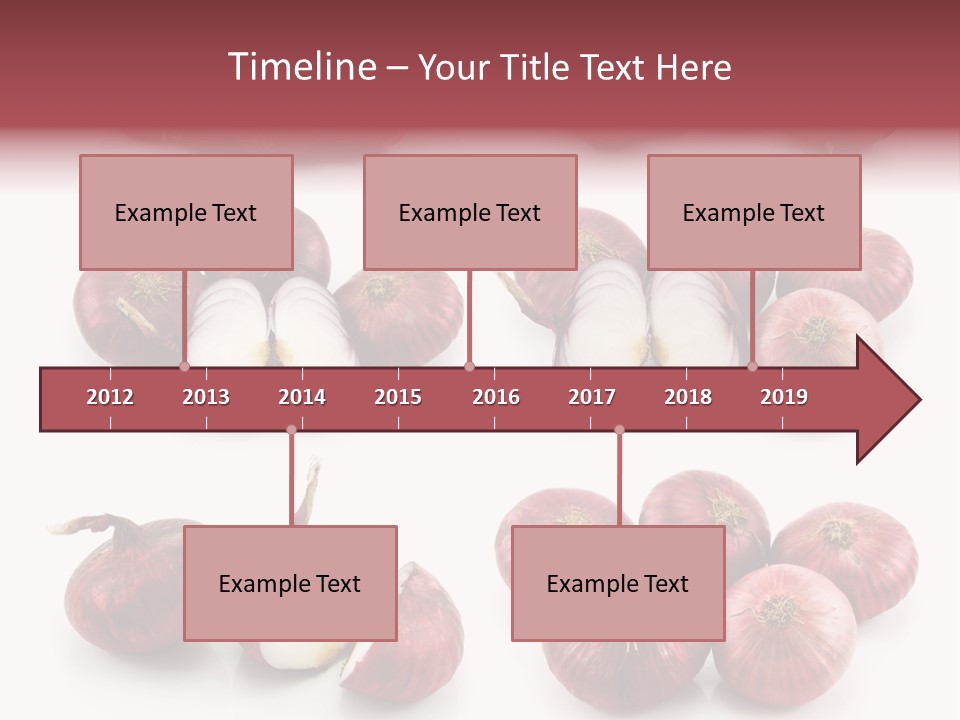 Vegetarian Collection Macro PowerPoint Template