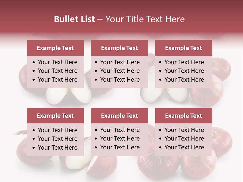 Vegetarian Collection Macro PowerPoint Template