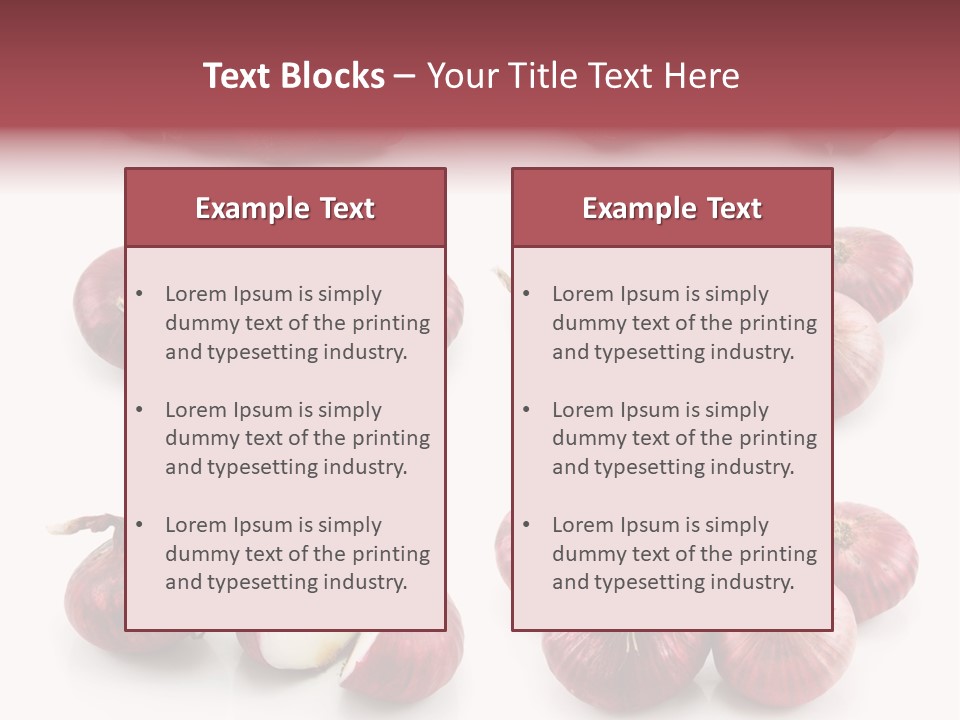 Vegetarian Collection Macro PowerPoint Template