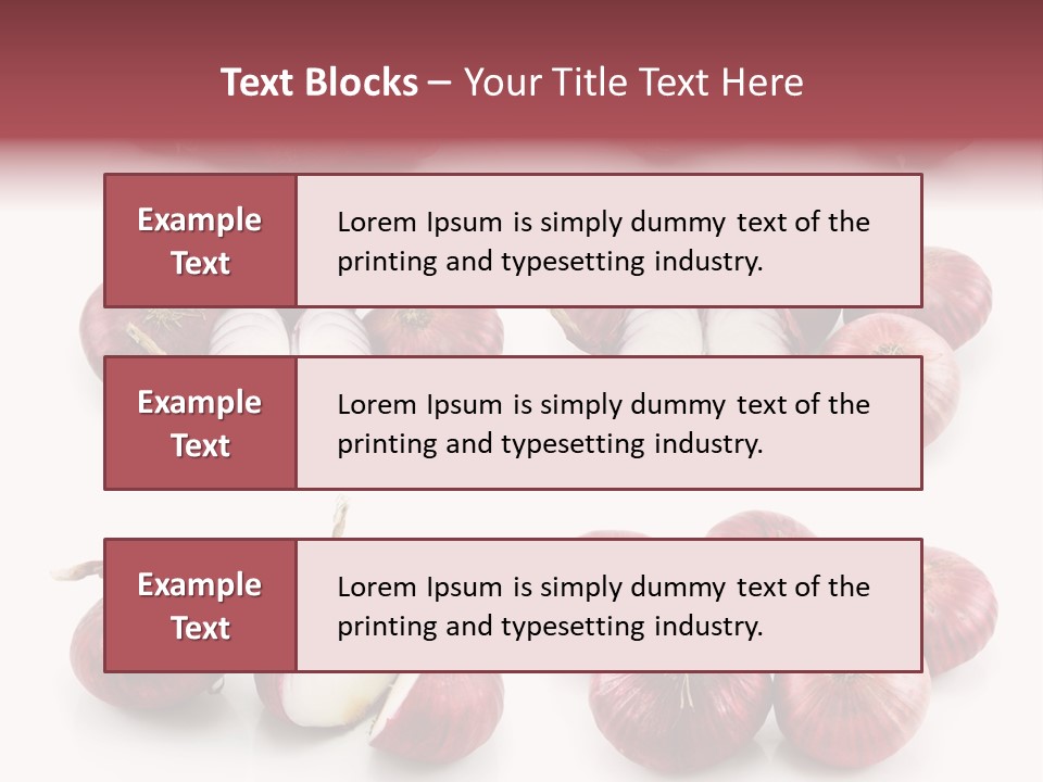 Vegetarian Collection Macro PowerPoint Template