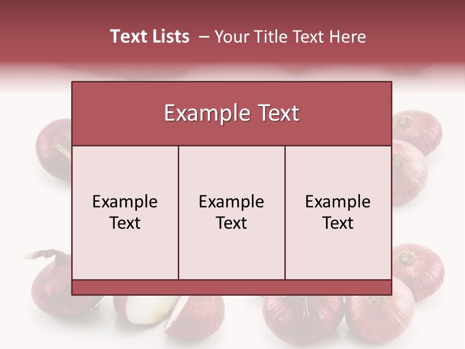 Vegetarian Collection Macro PowerPoint Template