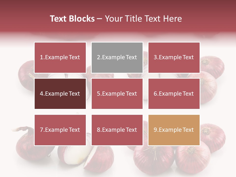 Vegetarian Collection Macro PowerPoint Template
