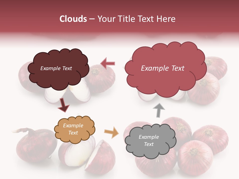 Vegetarian Collection Macro PowerPoint Template
