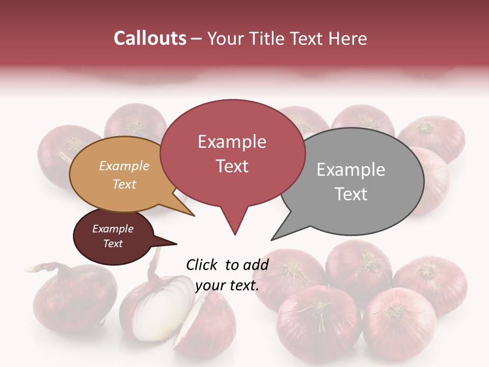 Vegetarian Collection Macro PowerPoint Template