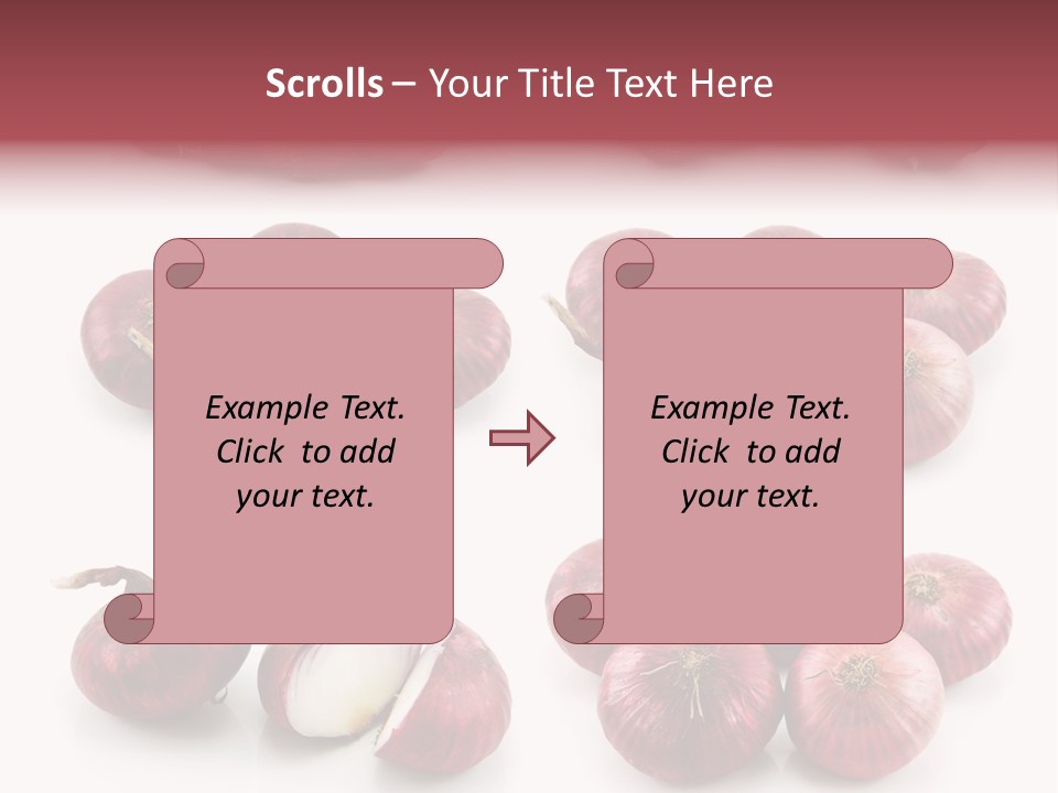 Vegetarian Collection Macro PowerPoint Template