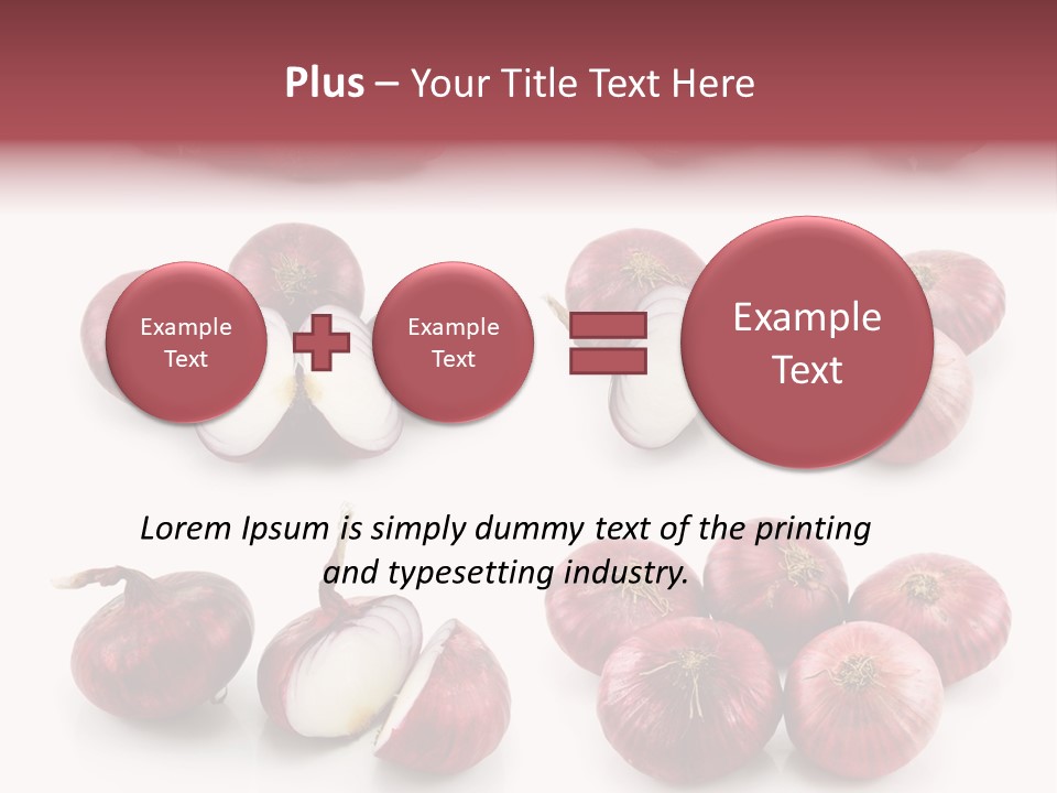 Vegetarian Collection Macro PowerPoint Template