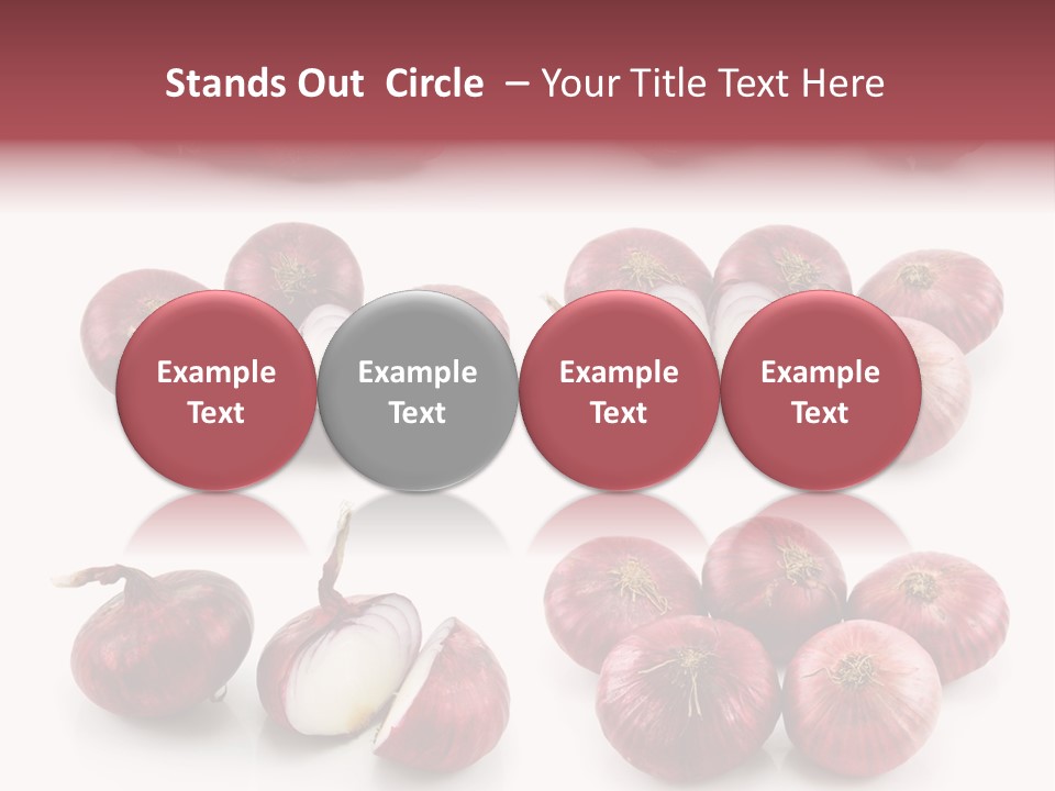 Vegetarian Collection Macro PowerPoint Template