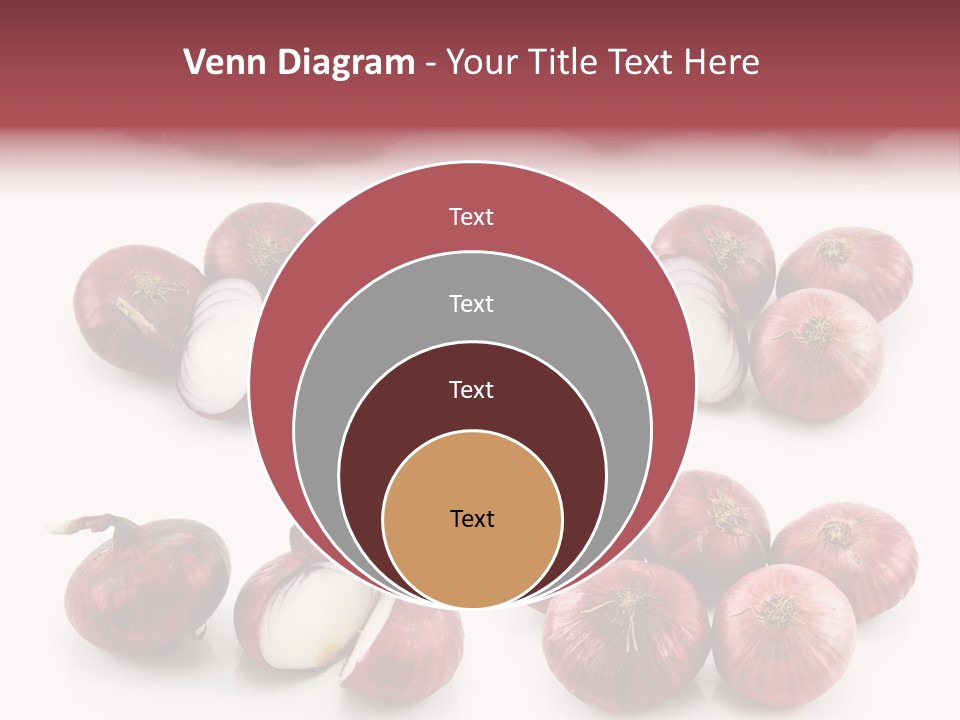 Vegetarian Collection Macro PowerPoint Template