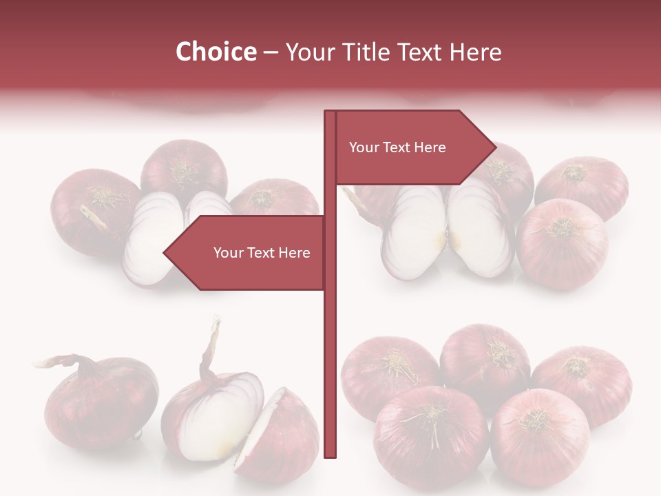 Vegetarian Collection Macro PowerPoint Template