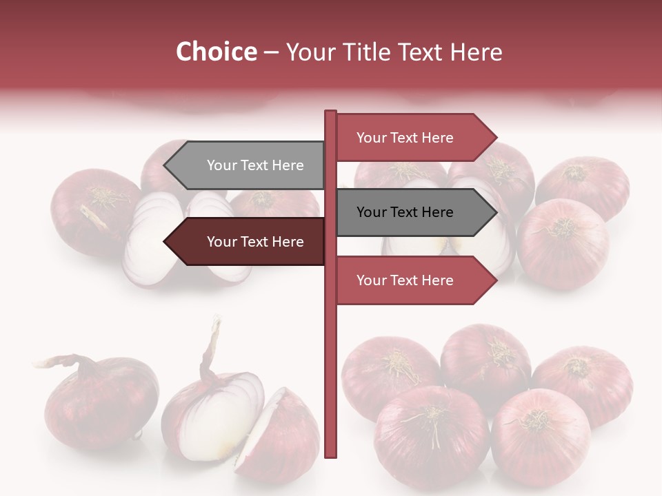 Vegetarian Collection Macro PowerPoint Template
