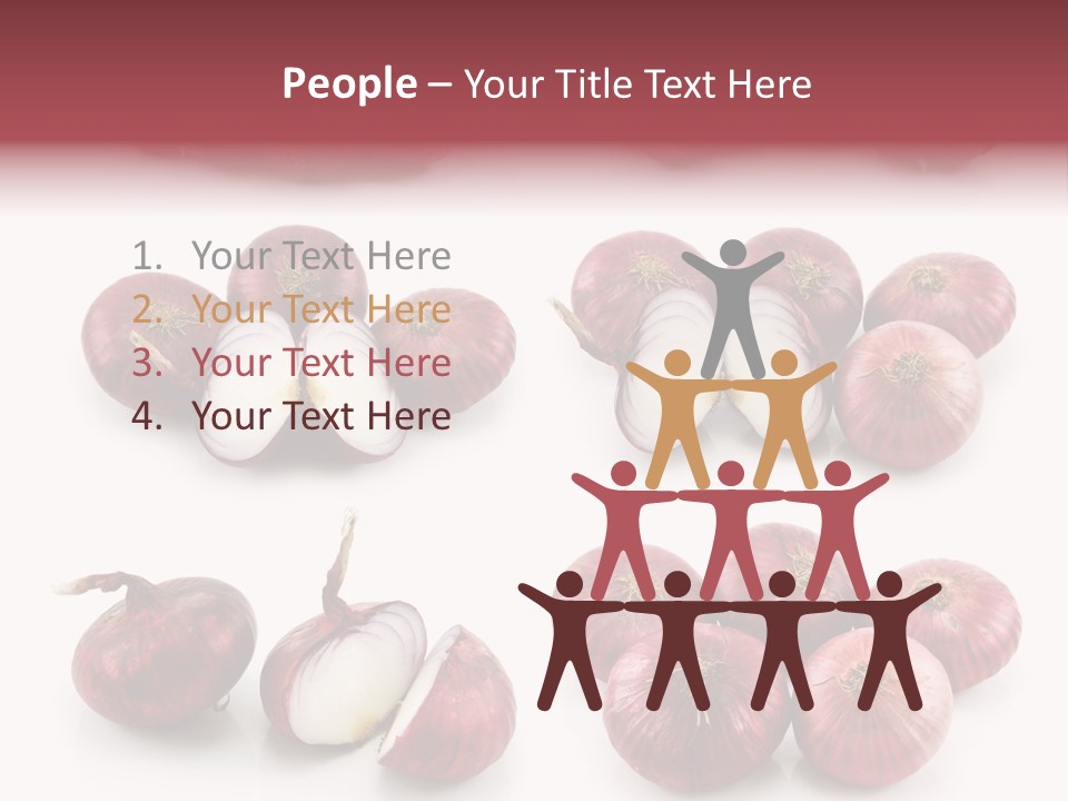 Vegetarian Collection Macro PowerPoint Template