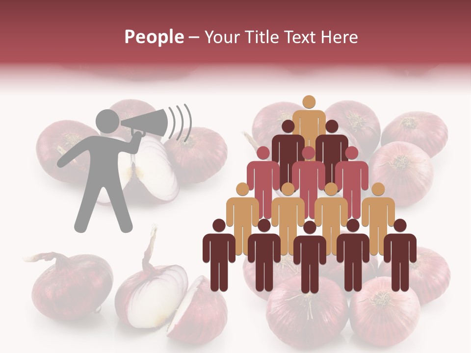 Vegetarian Collection Macro PowerPoint Template