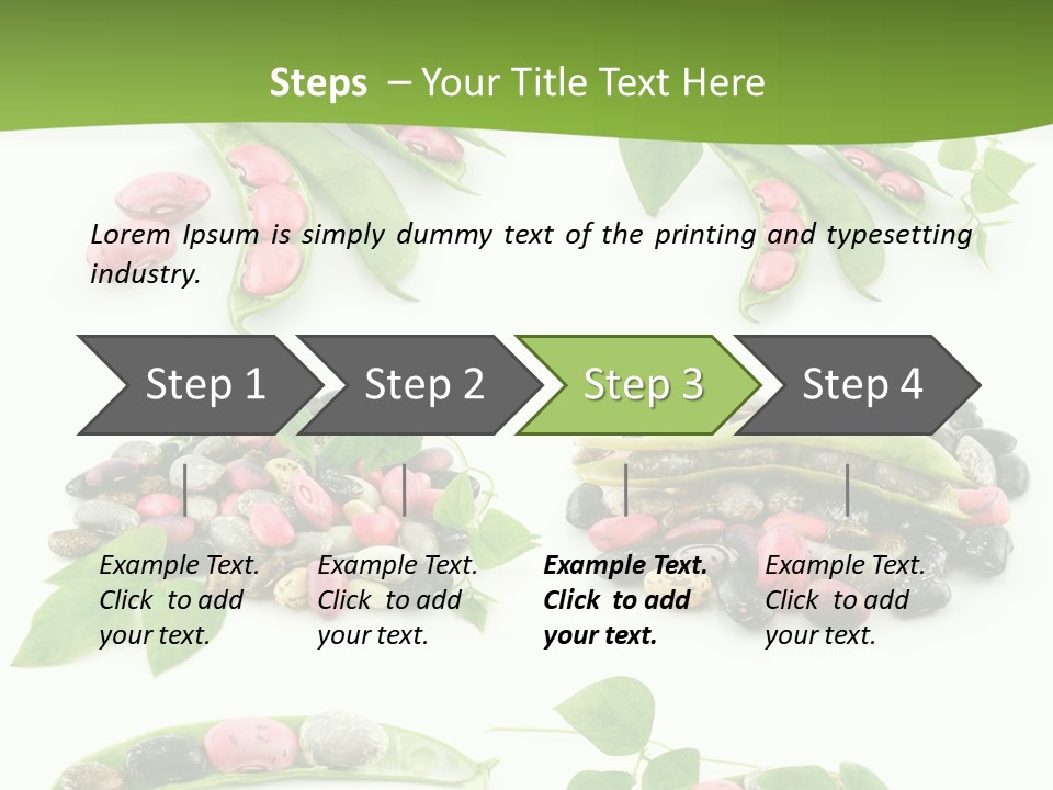 Nature Bean Collection PowerPoint Template