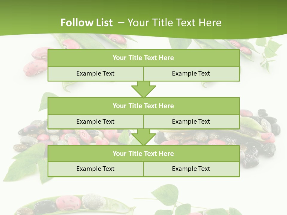 Nature Bean Collection PowerPoint Template