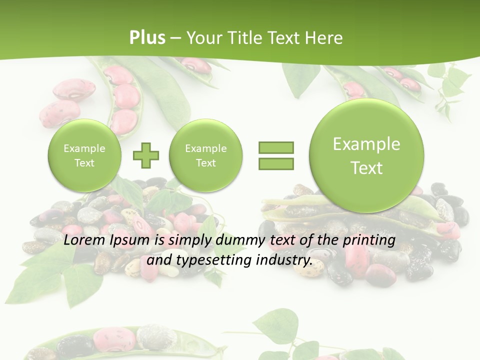 Nature Bean Collection PowerPoint Template