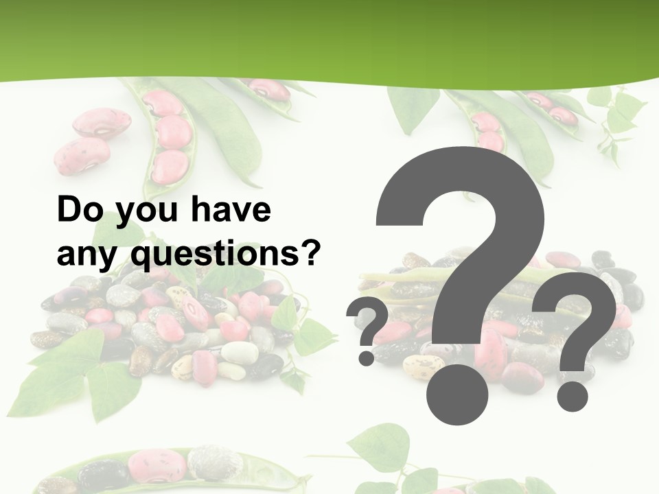 Nature Bean Collection PowerPoint Template