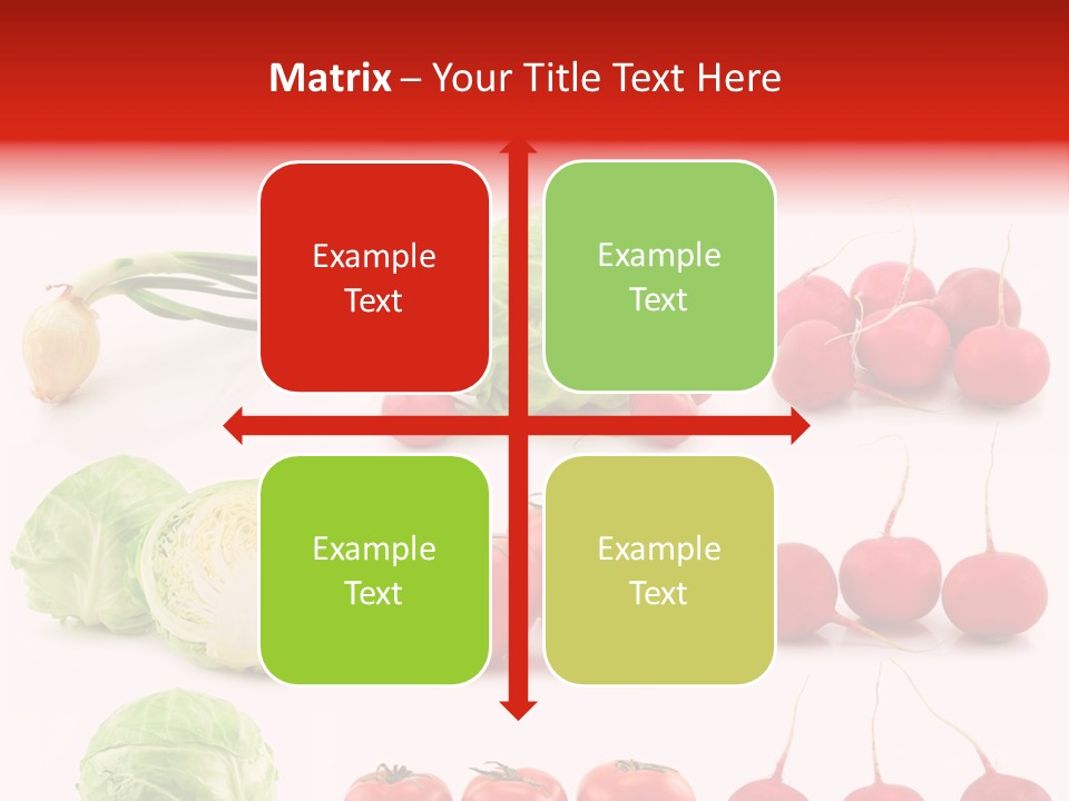 Radishes Salad Dieting PowerPoint Template