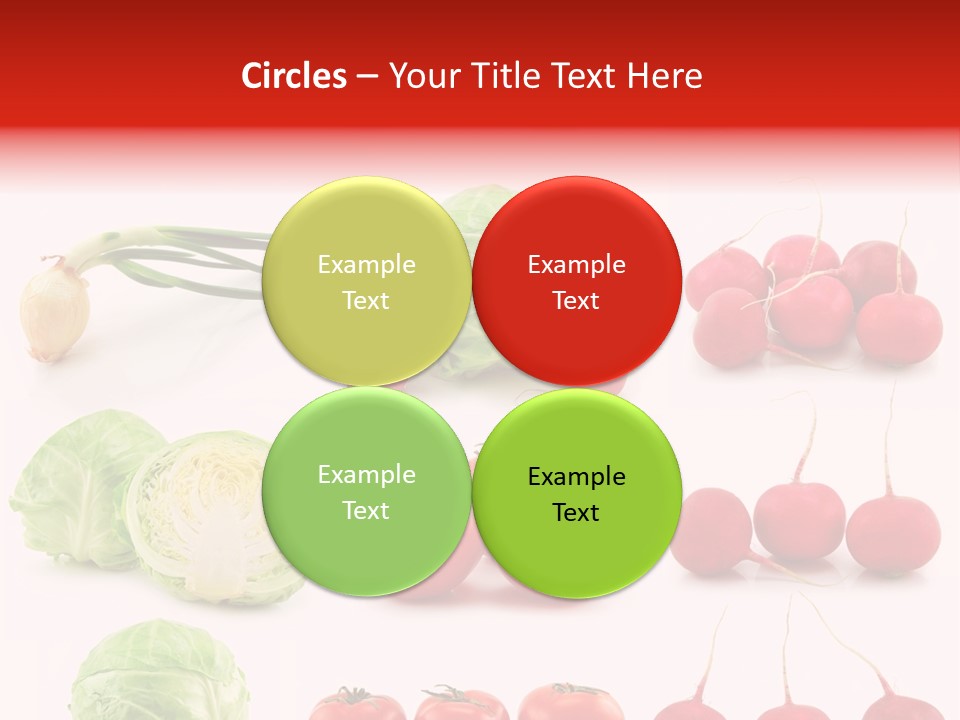 Radishes Salad Dieting PowerPoint Template