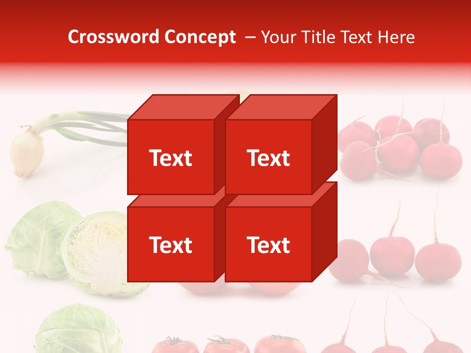 Radishes Salad Dieting PowerPoint Template