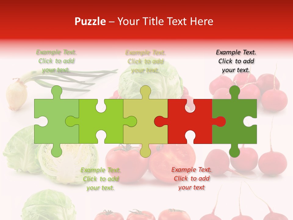 Radishes Salad Dieting PowerPoint Template