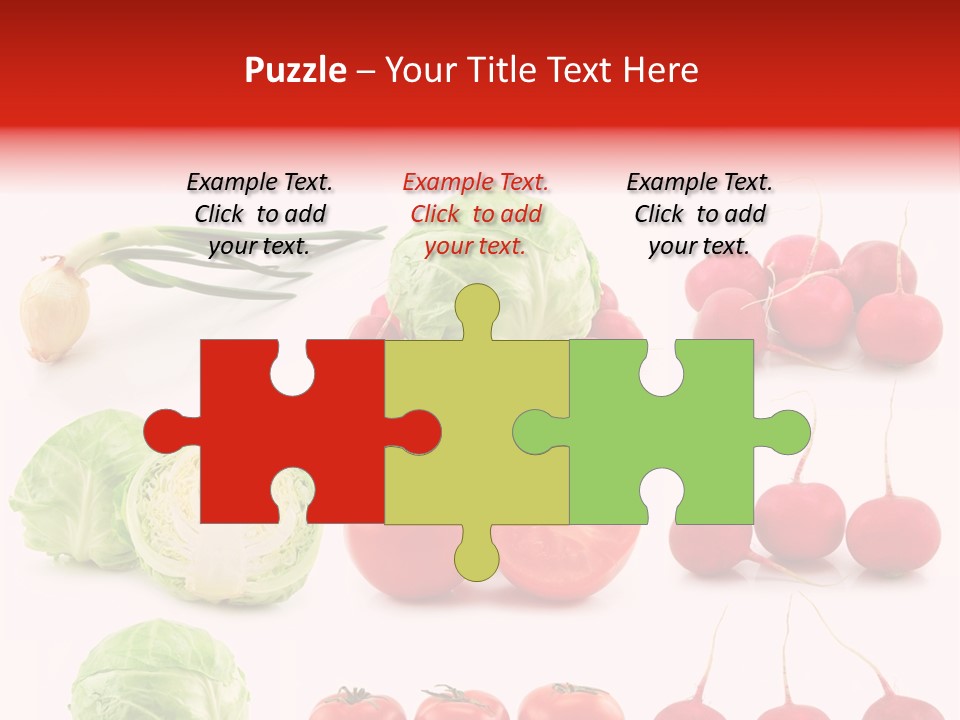 Radishes Salad Dieting PowerPoint Template