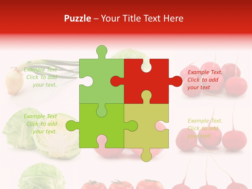 Radishes Salad Dieting PowerPoint Template