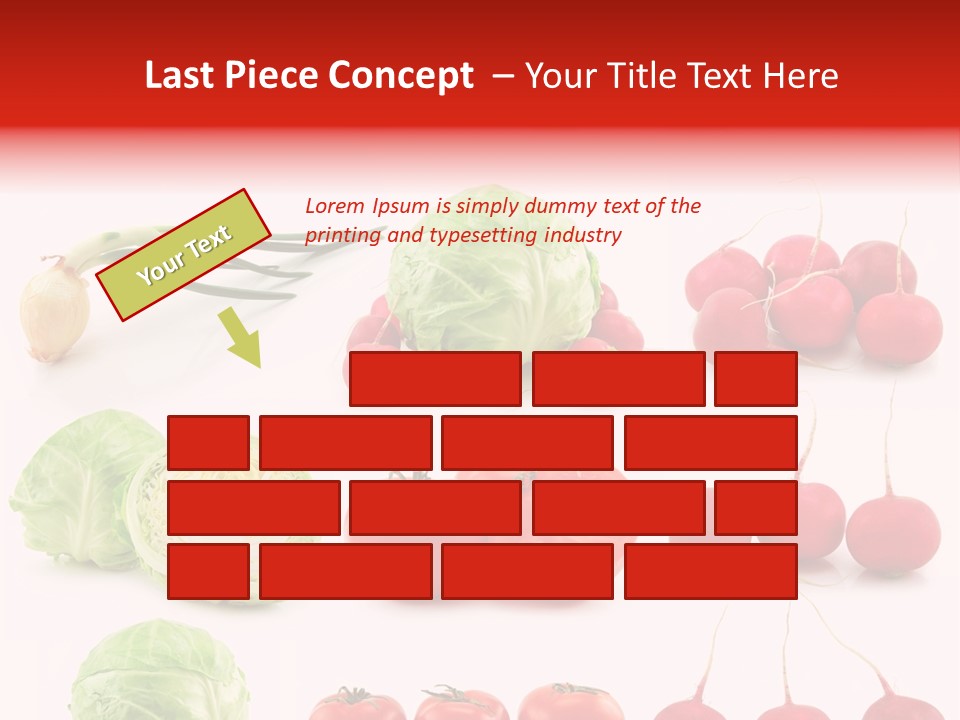 Radishes Salad Dieting PowerPoint Template