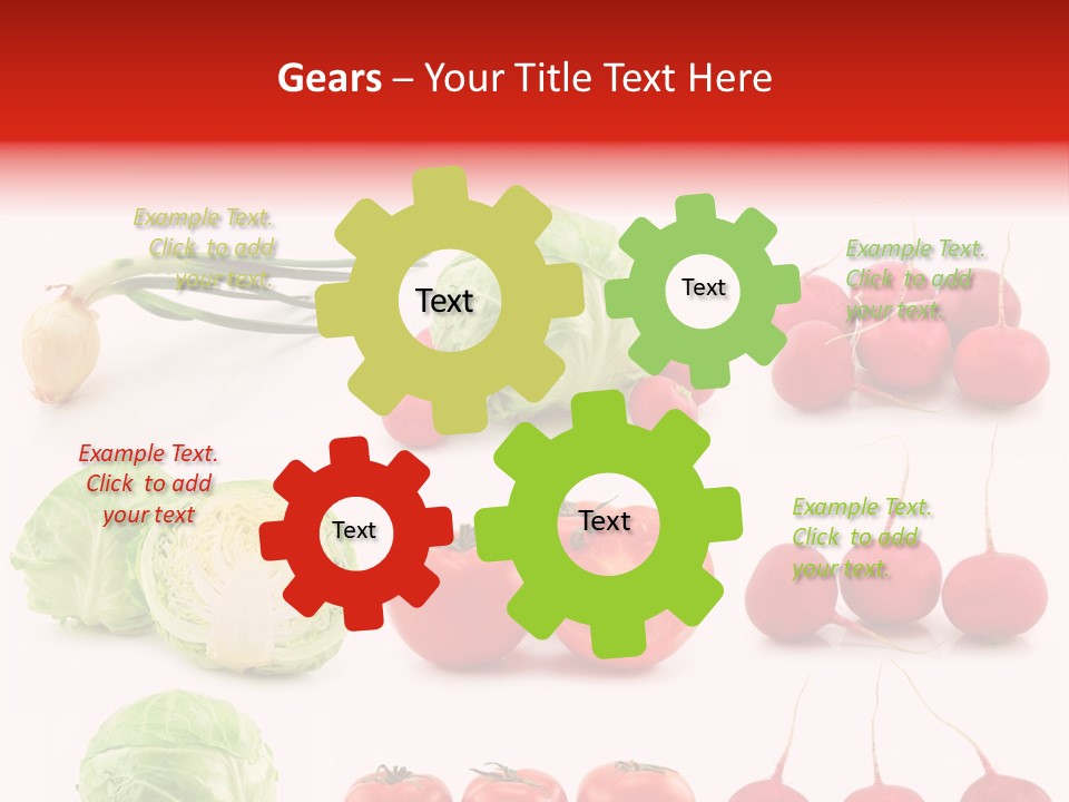 Radishes Salad Dieting PowerPoint Template