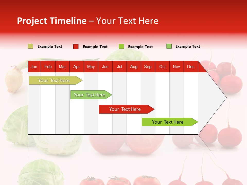 Radishes Salad Dieting PowerPoint Template