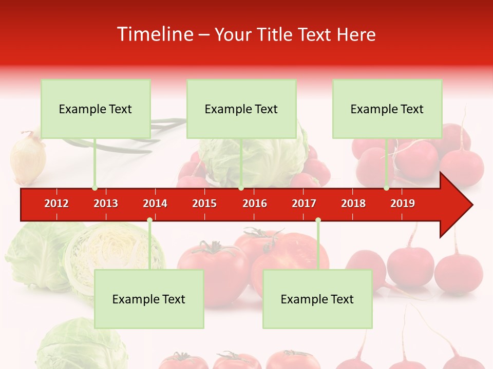 Radishes Salad Dieting PowerPoint Template