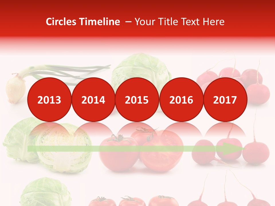 Radishes Salad Dieting PowerPoint Template