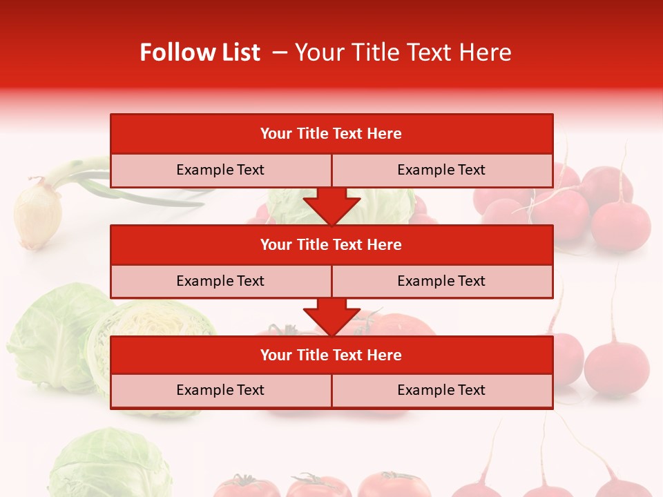 Radishes Salad Dieting PowerPoint Template