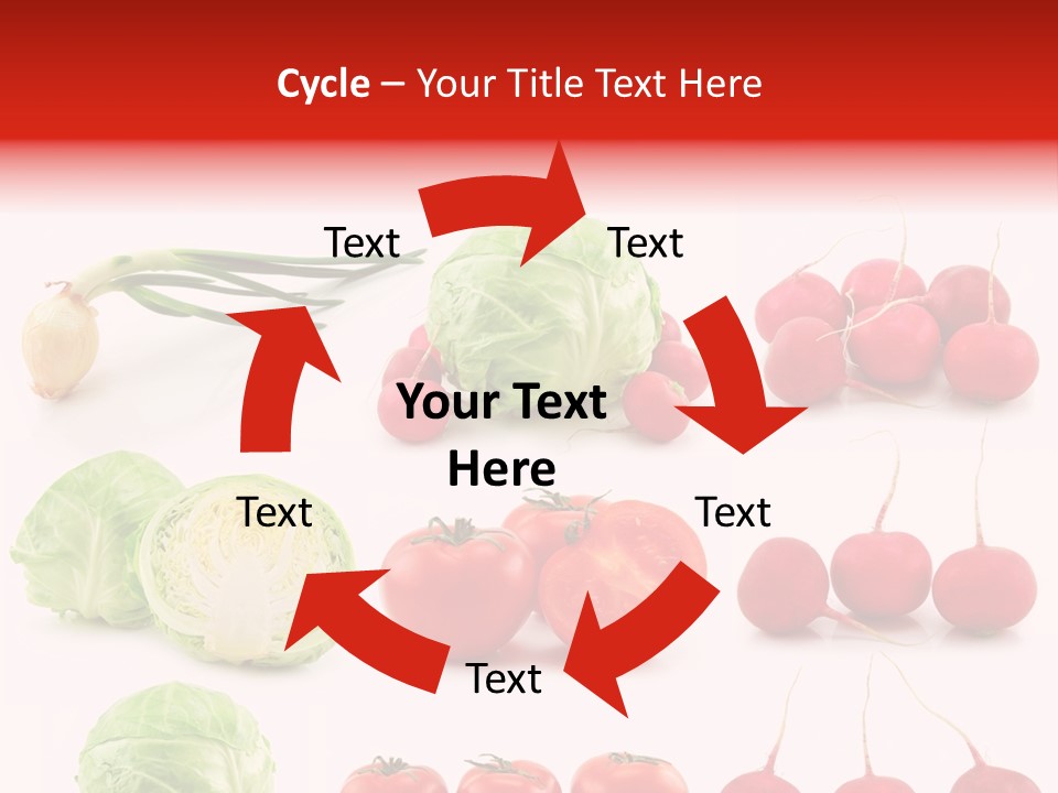 Radishes Salad Dieting PowerPoint Template