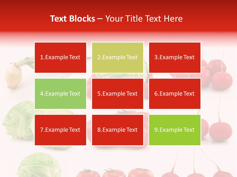 Radishes Salad Dieting PowerPoint Template