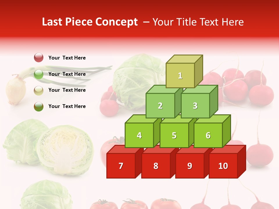 Radishes Salad Dieting PowerPoint Template