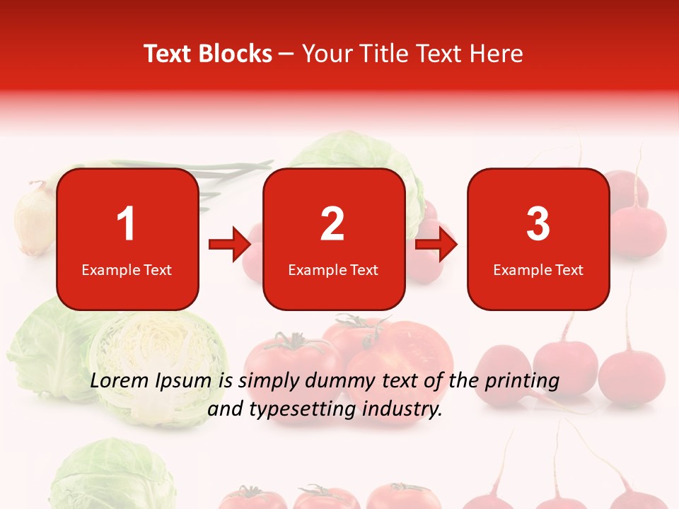 Radishes Salad Dieting PowerPoint Template