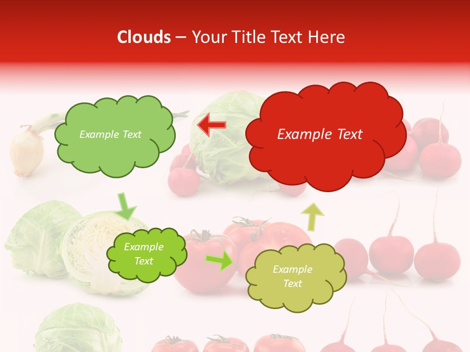 Radishes Salad Dieting PowerPoint Template