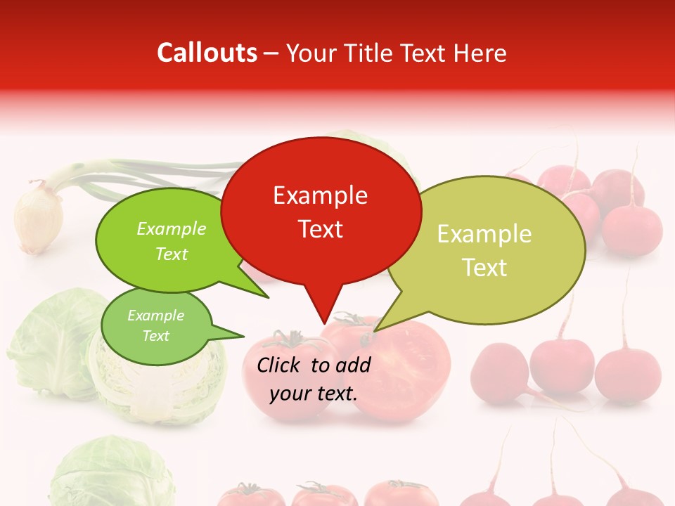 Radishes Salad Dieting PowerPoint Template