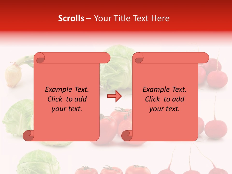 Radishes Salad Dieting PowerPoint Template