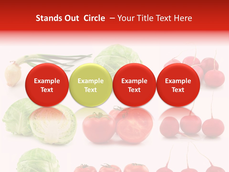 Radishes Salad Dieting PowerPoint Template