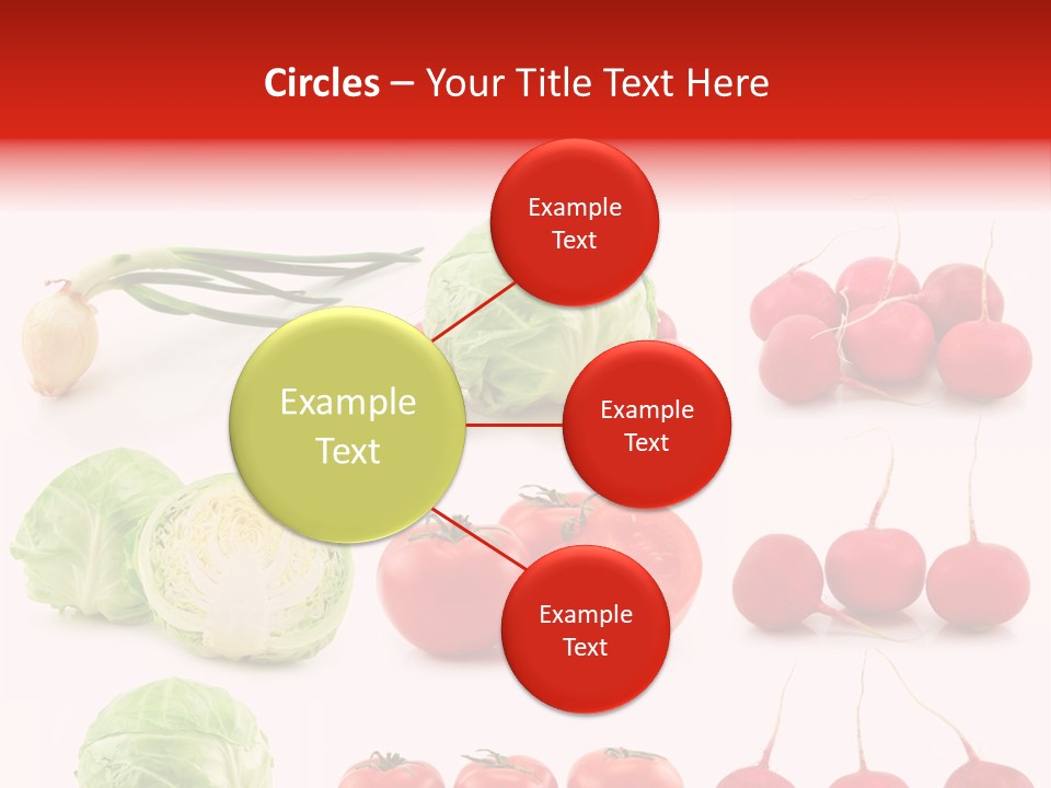 Radishes Salad Dieting PowerPoint Template