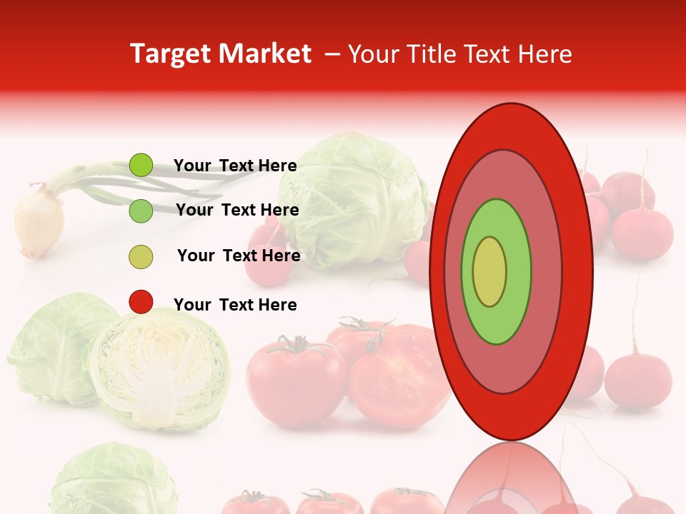 Radishes Salad Dieting PowerPoint Template