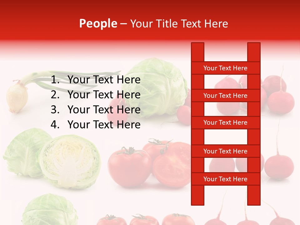 Radishes Salad Dieting PowerPoint Template